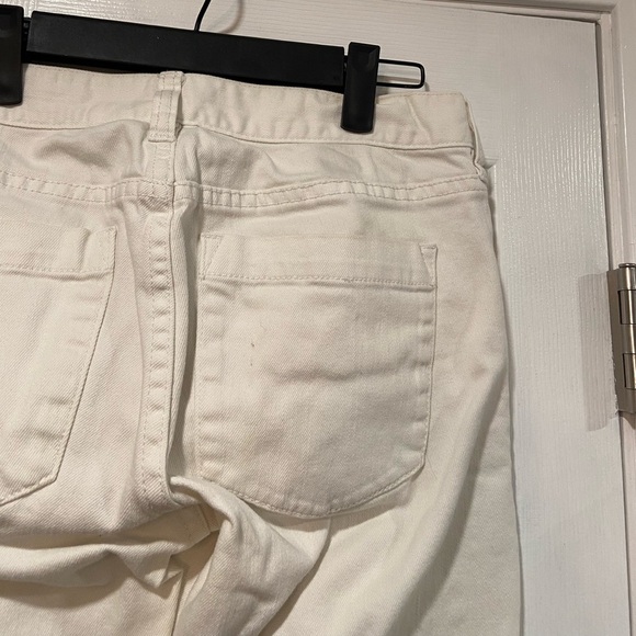 J. Crew Size 5 White Cotton Stretch Matchstick Straight Leg Denim Jeans - Picture 7 of 11